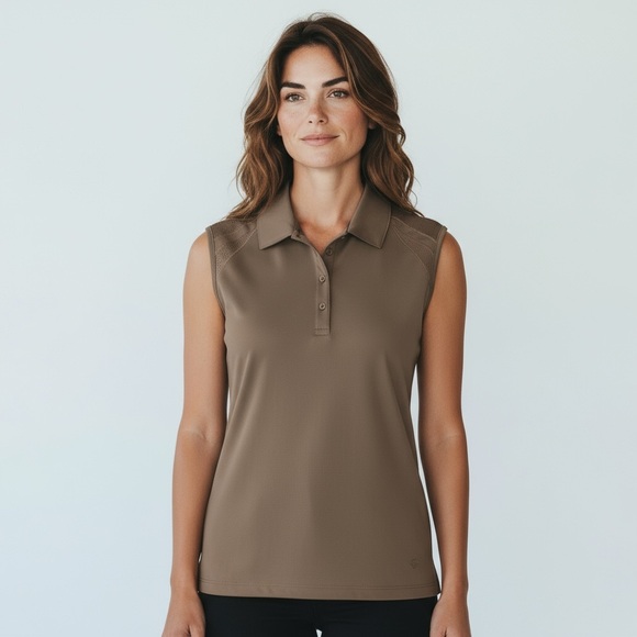 Cutter & Buck Annika Women's Sleeveless Polo - Picture 1 of 10